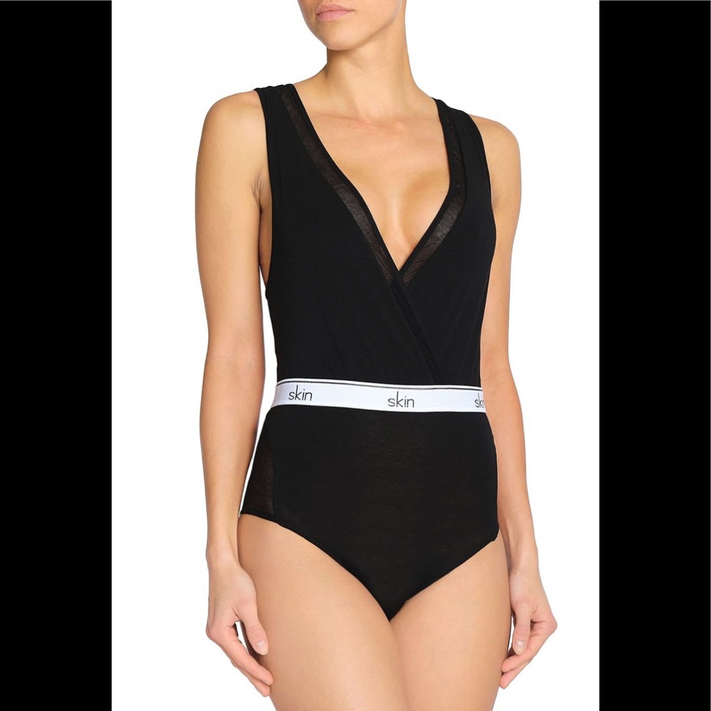Skin Ollie Pima cotton jersey Bodysuit